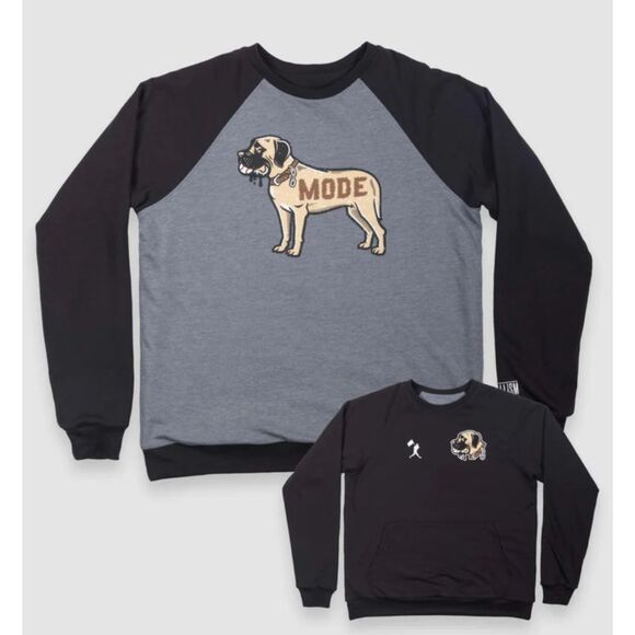 Baseballism Beast Mode Reversible Crew Neck Sweatshirt - Men's Size Medium - Picture 1 of 10